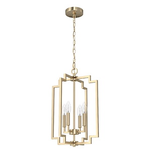 Zoanne - 4 Light Pendant In Modern Style-21 Inches Tall and 14 Inches Wide - 1270415