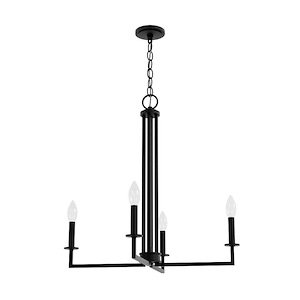 Bearden - 4 Light Chandelier-24.5 Inches Tall and 24 Inches Wide