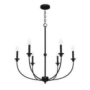 Southcrest - 6 Light Chandelier In Casual Style-30.5 Inches Tall and 30 Inches Wide - 1266016