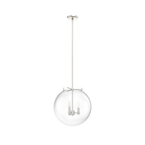 Sacha - 3 Light Pendant In Modern Style-16.25 Inches Tall and 16 Inches Wide