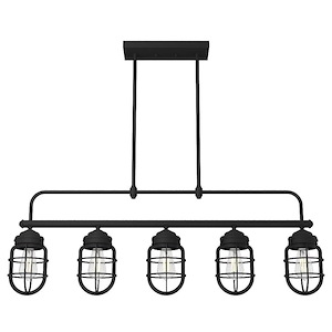 Starklake 5 Light Chandelier Ceiling Light Fixture 40.75 Inches Long And 14.5 Inches Tall