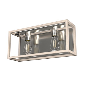 Squire Manor - 2 Light Bath Vanity In Modern Style-7.5 Inches Tall and 17 Inches Wide - 1255185