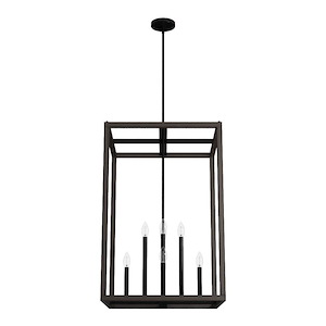 Squire Manor - 4 Light Pendant In Modern Style-33 Inches Tall and 22 Inches Wide