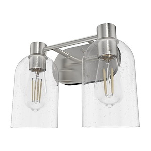 Lochemeade 2-Light Vanity Wall Light Fixture 6 Inches Long and 9 Inches Tall