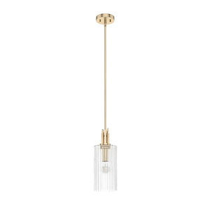 Gatz - 1 Light Mini Pendant In Modern Style-6 Inches Tall and 15.75 Inches Wide
