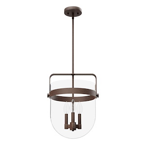 Karloff - 3 Light Pendant-17 Inches Tall and 13.75 Inches Wide - 1277294