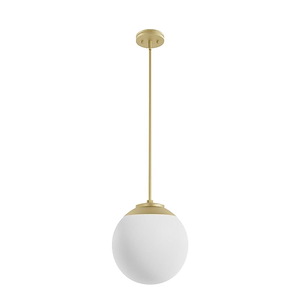 Hepburn - 1 Light Pendant In Mid-Century Modern Style-13 Inches Tall and 12 Inches Wide - 1286791