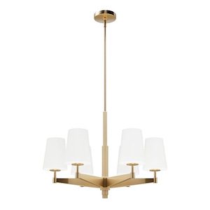 Nolita - 6 Light Chandelier In Modern Style-18.5 Inches Tall and 26 Inches Wide - 1277300
