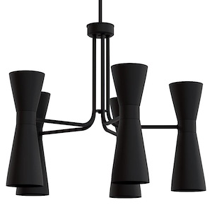 Zola - 10 Light Chandelier In Modern Style-78.75 Inches Tall and 26 Inches Wide - 1315511