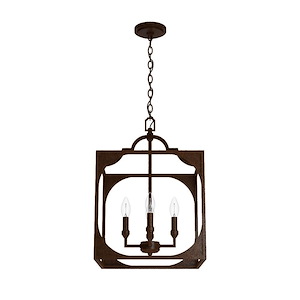 Highland Hill 4-Light Pendant Ceiling Light Fixture 15 Inches Wide by 22.25 Inches Tall - 1093873