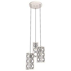 Gablecrest - 3 Light Cluster Pendant In Transitional Style-14 Inches Tall and 5 Inches Wide - 1112881
