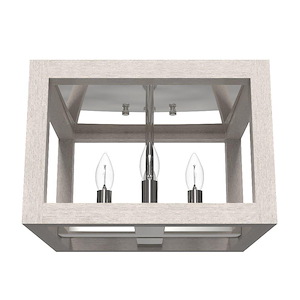 Squire Manor - 4 Light Flush Mount In Modern Style-8.75 Inches Tall and 12.25 Inches Wide - 1270072