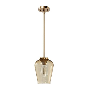 Vidria - 1 Light Pendant-9.5 Inches Tall and 7.25 Inches Wide
