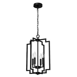 Zoanne - 4 Light Pendant-21 Inches Tall and 14 Inches Wide