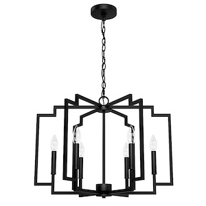 Zoanne - 6 Light Chandelier-18.25 Inches Tall and 24 Inches Wide - 1339605