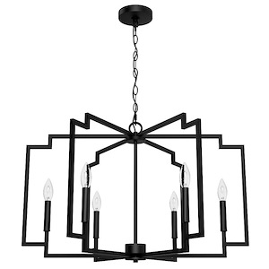 Zoanne - 6 Light Chandelier-19.25 Inches Tall and 30 Inches Wide