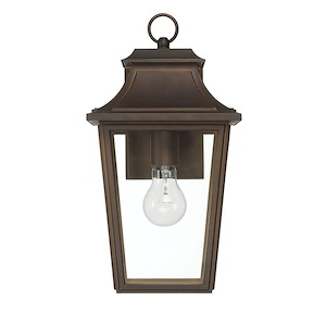 Spring Cove - 1 Light Outdoor Wall Lantern-15 Inch Tall and 8 Inch Wide - 1387583