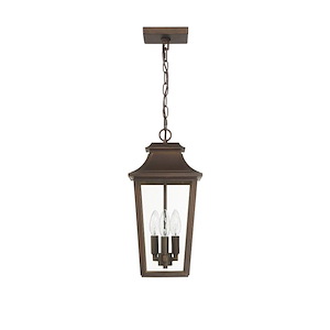 Spring Cove - 3 Light Lantern Pendant-16.25 Inch Tall and 8 Inch Wide - 1387585