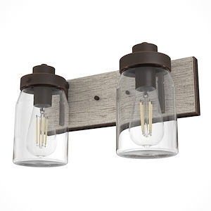 Devon Park - 2 Light Bath Vanity In Rustic Style-8.5 Inches Tall and 6.75 Inches Wide - 1286802