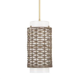Laila - 1 Light Pendant-19.75 Inch Tall and 9.25 Inch Wide - 1375048