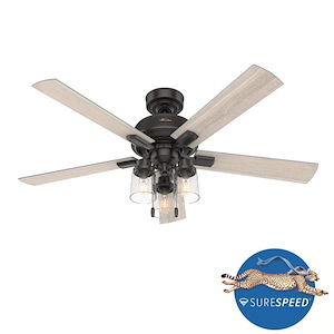 Hartland 52 Inch Ceiling Fan with LED Light Kit and Pull Chain