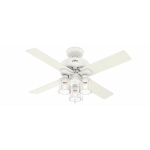 Pelston 44 Inch Ceiling Fan with LED Light Kit and Pull Chain - 936514