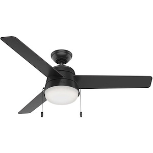 Aker 52 Inch Ceiling Fan with LED Light Kit and Pull Chain