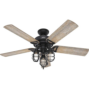 Starklake 52 Inch Ceiling Fan with LED Light Kit and Pull Chain