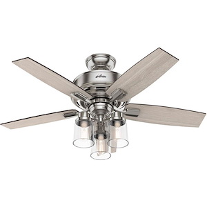 Bennett 44 Inch Ceiling Fan with LED Light Kit and Handheld Remote