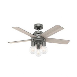 Hardwick 44 Inch Ceiling Fan with LED Light Kit and Handheld Remote