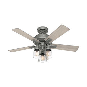 Hartland 44 Inch Ceiling Fan with LED Light Kit and Pull Chain