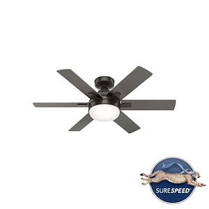 Hardaway 44 Inch Ceiling Fan with LED Light Kit and Handheld Remote