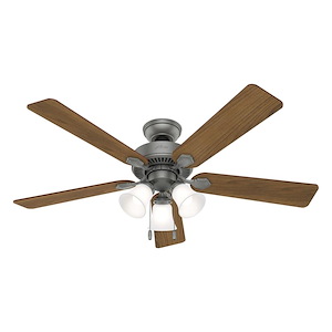 Swanson 52 Inch Ceiling Fan with LED Light Kit and Pull Chain