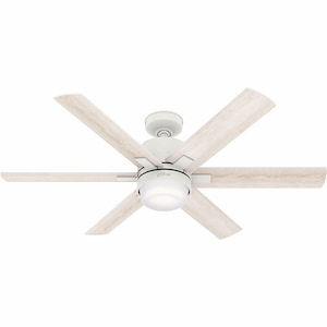 WiFi Radeon-Ceiling Fan with LED Light Kit and Wall Control in Modern Style-52 Inches Wide by 15.75 Inches High