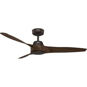 Mosley - 3 Blade Ceiling Fan with Wall Control In Industrial Style-12.15 Inches Tall and 52 Inches Wide