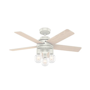 Hardwick 44 Inch Ceiling Fan with LED Light Kit and Handheld Remote