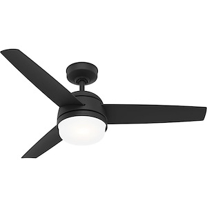 Midtown - 48 Inch 3 Blade Ceiling Fan with Light Kit and Handheld Remote