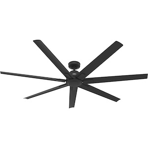 Downtown - 7 Blade Ceiling Fan with Wall Control In Industrial Style-15.23 Inches Tall and 72 Inches Wide