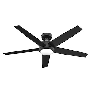 Zayden - 5 Blade Ceiling Fan with Light Kit and Handheld Remote In Modern Style-11.85 Inches Tall and 52 Inches Wide