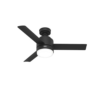 Gilmour - 3 Blade Ceiling Fan with Light Kit In Modern Style-15.14 Inches Tall and 44 Inches Wide