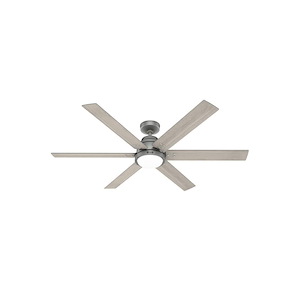 Gravity - 6 Blade Ceiling Fan with Light Kit-14.12 Inches Tall and 60 Inches Wide - 1277260