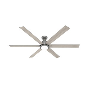 Gravity - 6 Blade Ceiling Fan with Light Kit-14.12 Inches Tall and 72 Inches Wide - 1277261