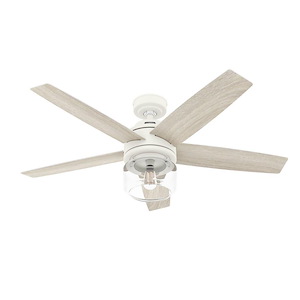 Margo - 5 Blade Ceiling Fan with Light Kit-18.65 Inches Tall and 52 Inches Wide