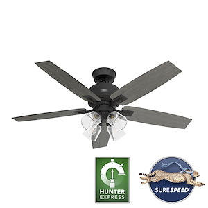 Gatlinburg - 5 Blade Ceiling Fan with Light Kit-19.01 Inches Tall and 52 Inches Wide