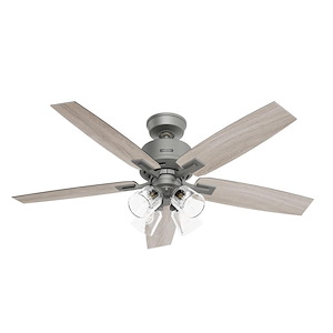 Gatlinburg - 5 Blade Ceiling Fan with Light Kit-19.01 Inches Tall and 52 Inches Wide