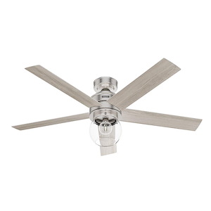 Xidane - 5 Blade Ceiling Fan with Light Kit-17.17 Inches Tall and 52 Inches Wide