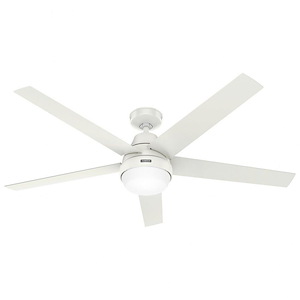 Aerodyne - 5 Blade Ceiling Fan with Light Kit-16.17 Inches Tall and 60 Inches Wide - 1343586