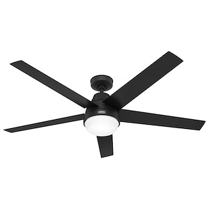 Aerodyne - 5 Blade Ceiling Fan with Light Kit-16.17 Inches Tall and 60 Inches Wide - 1343586