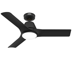 Aeronaut - 3 Blade Ceiling Fan with Light Kit-12.75 Inch Tall and 44 Inch Wide - 1421166