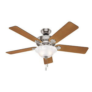 Buchanan 52 Inch Ceiling Fan with LED Light Kit and Pull Chain